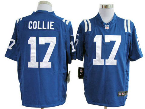 nfl Blue Game jerseys Indianapolis Colts 17 Collie
